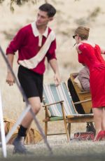 KATE WINSLET on the Set of The Dressmaker in Australia