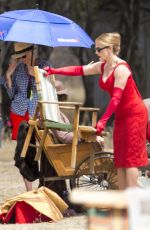 KATE WINSLET on the Set of The Dressmaker in Australia