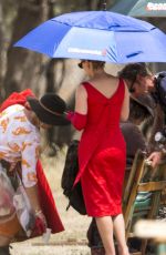 KATE WINSLET on the Set of The Dressmaker in Australia