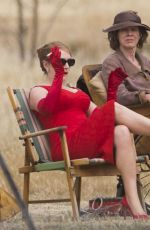 KATE WINSLET on the Set of The Dressmaker in Australia