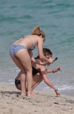KATIE CASSIDY in Bikini at a Beach in Miami 2012