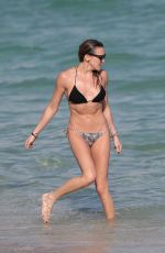 KATIE CASSIDY in Bikini on the Beach in Miami 2212