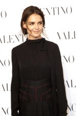 KATIE HOLMES at Valentino Sala Bianca 945 Event in New York