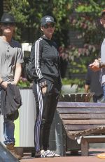 KATY PERRY in Track Suit Out and About in Auckland