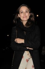 KEIRA KNIGHTLEY Arrives at a Party in London