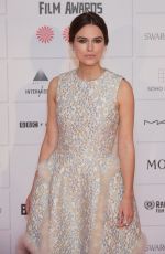 KEIRA KNIGHTLEY at British Independent Film Awards in London