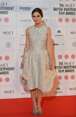KEIRA KNIGHTLEY at British Independent Film Awards in London