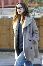 KEIRA KNIGHTLEY Iad and About in East London