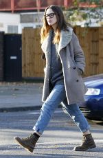 KEIRA KNIGHTLEY Iad and About in East London