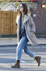 KEIRA KNIGHTLEY Iad and About in East London