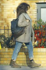 KEIRA KNIGHTLEY Iad and About in East London