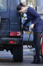 KELLY BROOK at a Gas Station