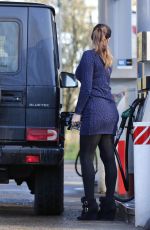 KELLY BROOK at a Gas Station