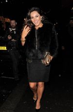 KELLY BROOK at Sunday Times Style Christmas Party in London