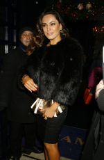 KELLY BROOK at Sunday Times Style Christmas Party in London