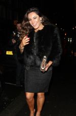 KELLY BROOK at Sunday Times Style Christmas Party in London