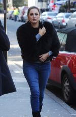 KELLY BROOK in Tight Jeans Out and About in London 1012