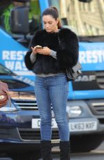 KELLY BROOK in Tight Jeans Out and About in London 1012