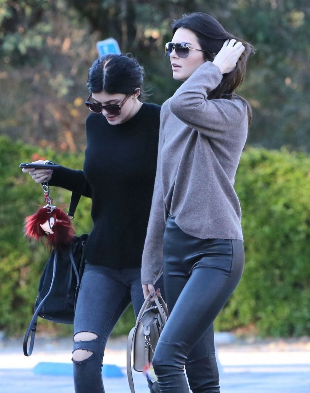 Out to lunch with Kendall and Kylie Jenner