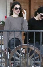 KENDALL and KYLIE JENNER Out for Lunch in Calabasas 2312