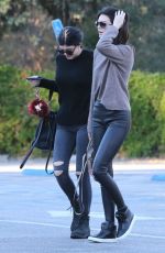KENDALL and KYLIE JENNER Out for Lunch in Calabasas 2312