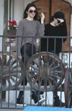 KENDALL and KYLIE JENNER Out for Lunch in Calabasas 2312