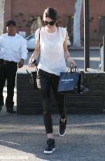 KENDALL JENNER in Leather Pants Out in Beverly Hills 2212