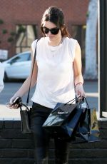KENDALL JENNER in Leather Pants Out in Beverly Hills 2212