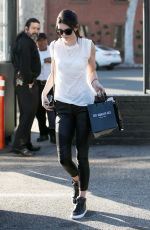 KENDALL JENNER in Leather Pants Out in Beverly Hills 2212