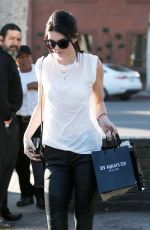 KENDALL JENNER in Leather Pants Out in Beverly Hills 2212
