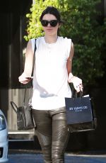 KENDALL JENNER in Leather Pants Out in Beverly Hills 2212