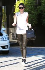 KENDALL JENNER in Leather Pants Out in Beverly Hills 2212