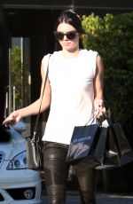 KENDALL JENNER in Leather Pants Out in Beverly Hills 2212