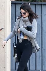 KENDALL JENNER in Tights Leaves a Gym in Calabasas 1512