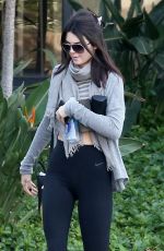 KENDALL JENNER in Tights Leaves a Gym in Calabasas 1512