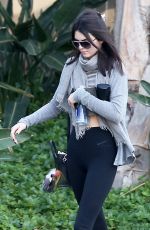 KENDALL JENNER in Tights Leaves a Gym in Calabasas 1512
