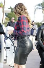 KHLOE KARDASHIAN on the Set of Keeping Up with the Kardashians in Calabasas