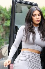 KIM KARDASHIAN Arrives at Epione Cosmetic Laser Center in Beverly Hills