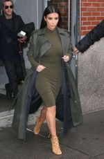 KIM KARDASHIAN Leaves Her Apartment in New York 1012