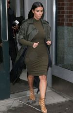 KIM KARDASHIAN Leaves Her Apartment in New York 1012