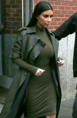 KIM KARDASHIAN Leaves Her Apartment in New York 1012