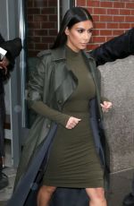 KIM KARDASHIAN Leaves Her Apartment in New York 1012