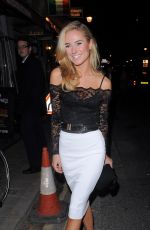 KIMBERLEY GARNER Arrives at Piccadilly Theatre in London