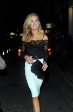 KIMBERLEY GARNER Arrives at Piccadilly Theatre in London