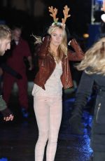 KIMBERLY GARNER Ice Skating at Natural History Museum Ice Rink in London