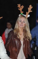 KIMBERLY GARNER Ice Skating at Natural History Museum Ice Rink in London