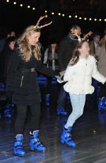 KIMBERLY GARNER Ice Skating at Natural History Museum Ice Rink in London