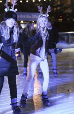 KIMBERLY GARNER Ice Skating at Natural History Museum Ice Rink in London