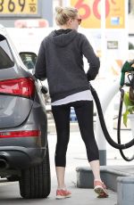 KIRSTEN DUNST at a Gas Station in Los Angeles 2012