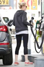 KIRSTEN DUNST at a Gas Station in Los Angeles 2012